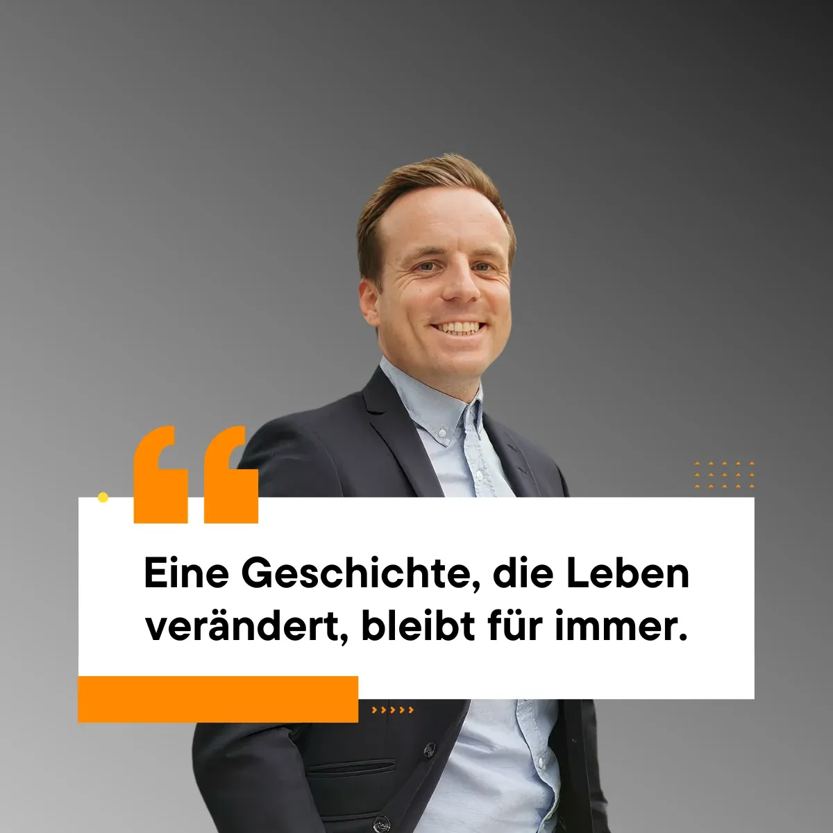 Markus Knopp: „Eine Geschichte, die Leben verändert, bleibt für immer.“